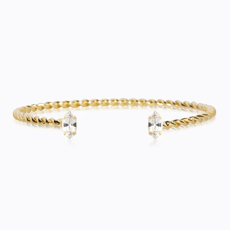 Caroline Svedbom Petite Navette Armband / Crystal (Guld)>Caroline Svedbom Armband Online