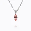 Caroline Svedbom Petite Navette Halsband/ Light Rose (Rhodium)>Caroline Svedbom Halsband Online