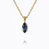 Caroline Svedbom Petite Navette Halsband/ Denim Blue (Guld)>Caroline Svedbom Halsband Online