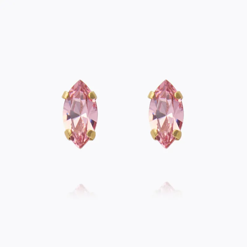 Petite Navette Örhängen / Light Rose (Guld)>Caroline Svedbom Sale