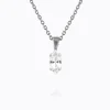 Petite Navette Halsband / Crystal (Rhodium)>Caroline Svedbom Discount