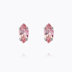 Petite Navette Örhängen / Light Rose (Rhodium)>Caroline Svedbom Online