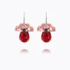 Petite Timo Örhängen / Scarlet Combo (Rhodium)>Caroline Svedbom Best