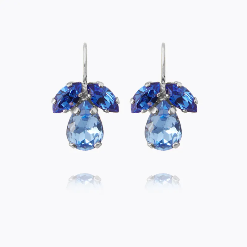 Caroline Svedbom Petite Timo Örhängen / Lapis + Sapphire (Rhodium)>Caroline Svedbom Örhängen Outlet