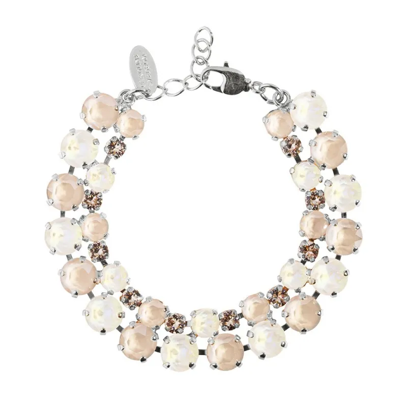 Caroline Svedbom Pomona Armband Rhodium / Light Delite Combo>Caroline Svedbom Armband Sale