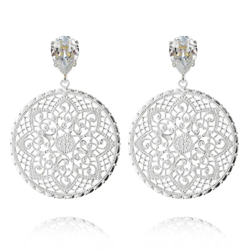 Örhängen Alexandra Crystal (Rhodium)>Caroline Svedbom Online