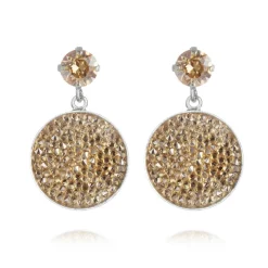 Örhängen Chloe Golden Shadow (Rhodium)>Caroline Svedbom Online