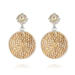 Örhängen Chloe Golden Shadow (Rhodium)>Caroline Svedbom Online
