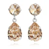Örhängen Classic Drop Silk (Rhodium)>Caroline Svedbom Outlet