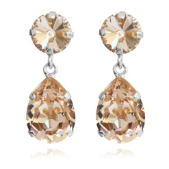 Örhängen Classic Drop Silk (Rhodium)>Caroline Svedbom Outlet