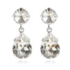 Örhängen Classic Drop Crystal (Rhodium)>Caroline Svedbom Clearance