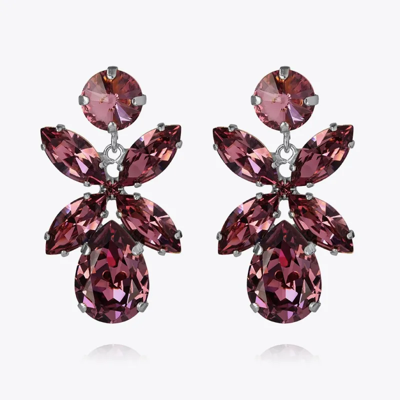 Örhängen Dione / Iris (Rhodium)>Caroline Svedbom Discount