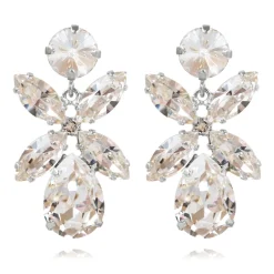 Örhängen Dione Crystal (Rhodium)>Caroline Svedbom Hot