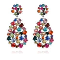 Örhängen Hanna Rainbow Combo (Rhodium)>Caroline Svedbom New