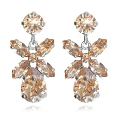 Örhängen Mini Dione Silk (Rhodium)>Caroline Svedbom