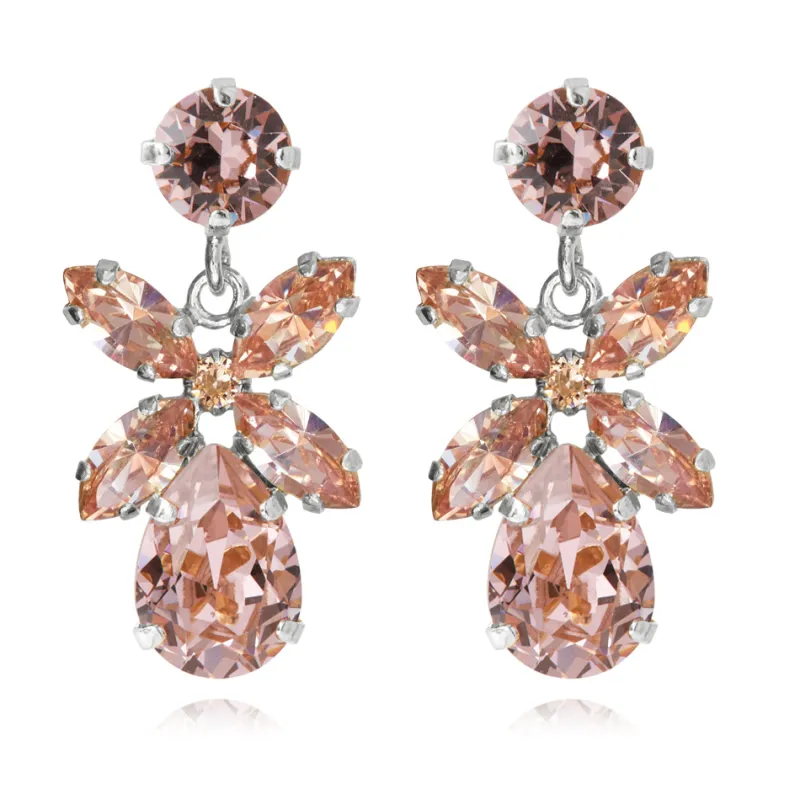 Örhängen Mini Dione Vintage Rose (Rhodium)>Caroline Svedbom Online