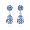 Örhängen Mini Drop Light Sapphire (Rhodium)>Caroline Svedbom Discount