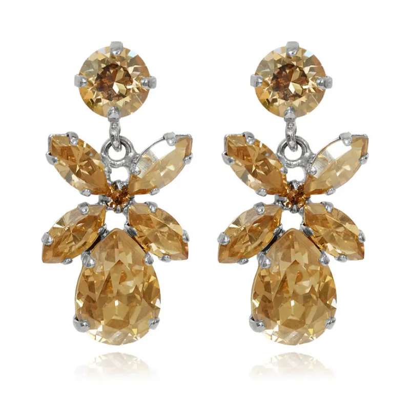 Örhängen Mini Dione Golden Shadow (Rhodium)>Caroline Svedbom Hot