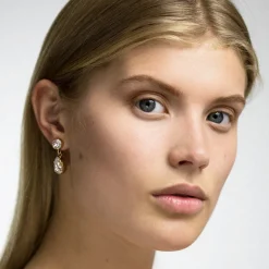 Örhängen Mini Drop Crystal (Guld)>Caroline Svedbom Sale