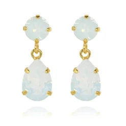 Örhängen Mini Drop White Opal (Guld)>Caroline Svedbom