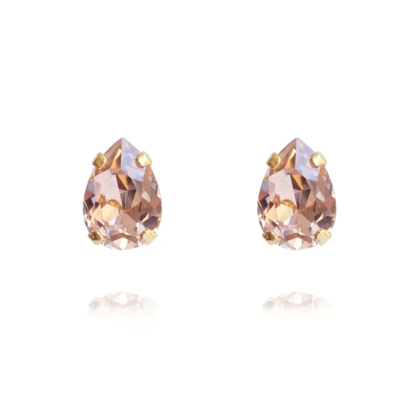 Örhängen Petite Drop Stud Vintage Rose (Guld)>Caroline Svedbom Best