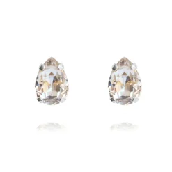 Örhängen Petite Drop Stud Crystal (Rhodium)>Caroline Svedbom