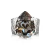 Ring Classic Drop Black Diamond (Rhodium)>Caroline Svedbom Clearance
