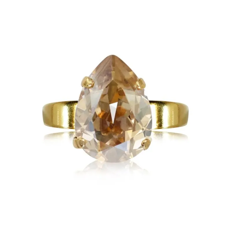 Ring Mini Drop Golden Shadow (Guld)>Caroline Svedbom Hot