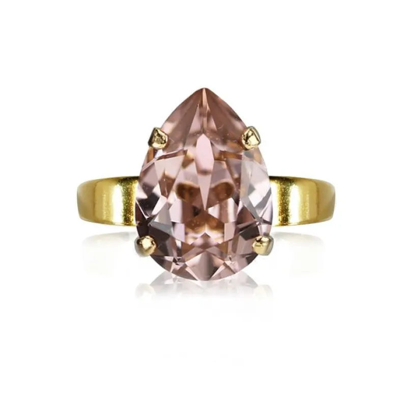 Ring Mini Drop Vintage Rose (Guld)>Caroline Svedbom Discount