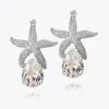 Sea Star Drop Örhängen / Crystal (Rhodium)>Caroline Svedbom Outlet