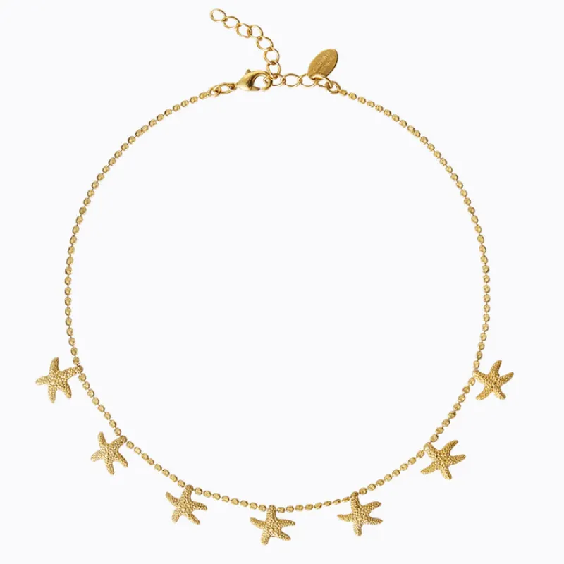 Sea Star Choker Halsband (Gold)>Caroline Svedbom Online