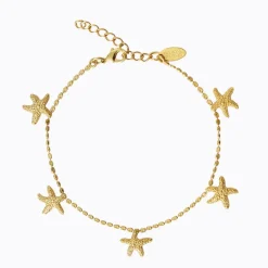 Sea Star Ankel Chain (Gold)>Caroline Svedbom