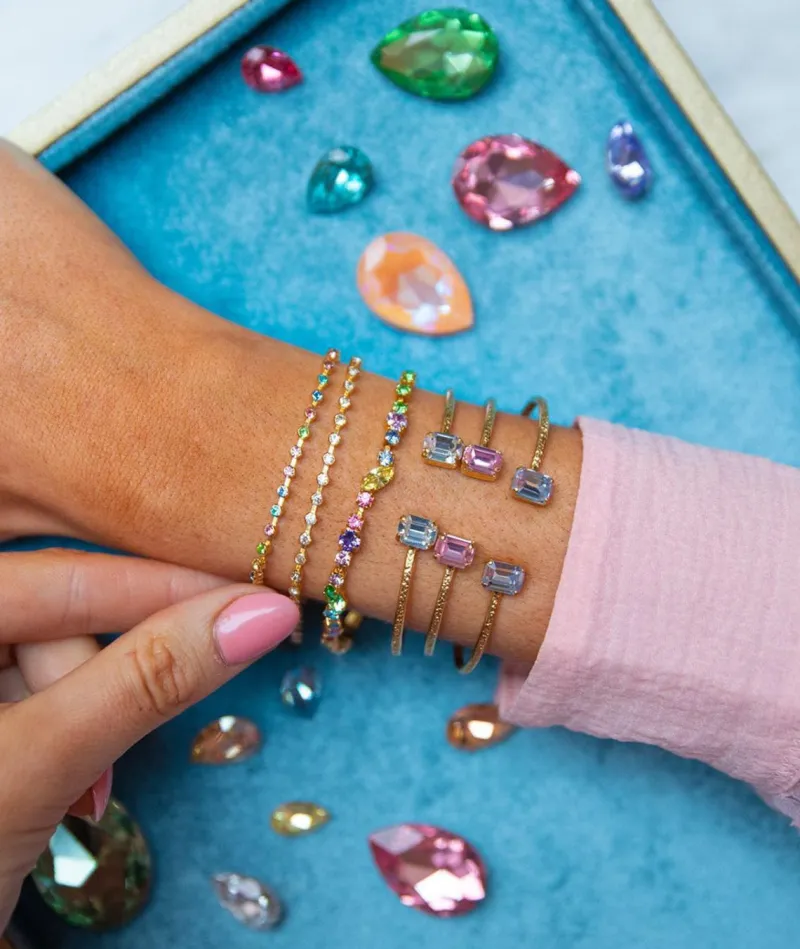 Caroline Svedbom Siri Armband Guld / Crystal>Caroline Svedbom Armband Hot