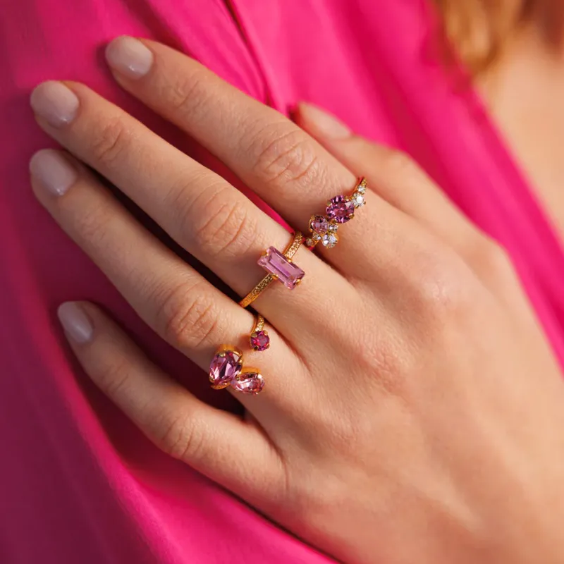 Stardust Ring / Rose Combo (Guld)>Caroline Svedbom Hot
