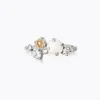 Stardust Ring / Electric White Combo (Rhodium)>Caroline Svedbom