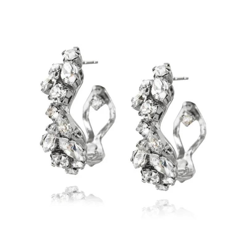 Stella Örhängen / Crystal (Rhodium)>Caroline Svedbom Outlet
