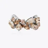 Stella Ring / Silk Combo (Rhodium)>Caroline Svedbom Hot