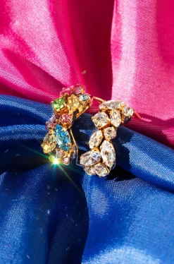 Stella Ring / Crystal (Rhodium)>Caroline Svedbom Clearance