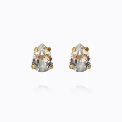 Superpetite Drop Örhängen / Crystal (Guld)>Caroline Svedbom New