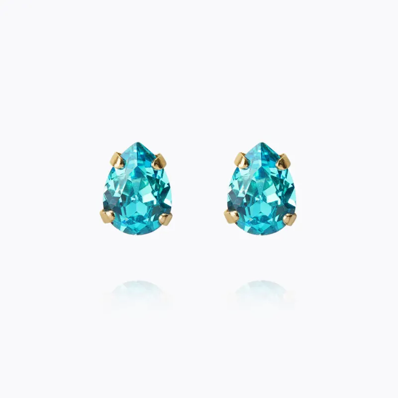 Superpetite Drop Örhängen / Aquamarine (Guld)>Caroline Svedbom Hot