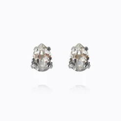 Superpetite Drop Örhängen / Crystal (Rhodium)>Caroline Svedbom Online