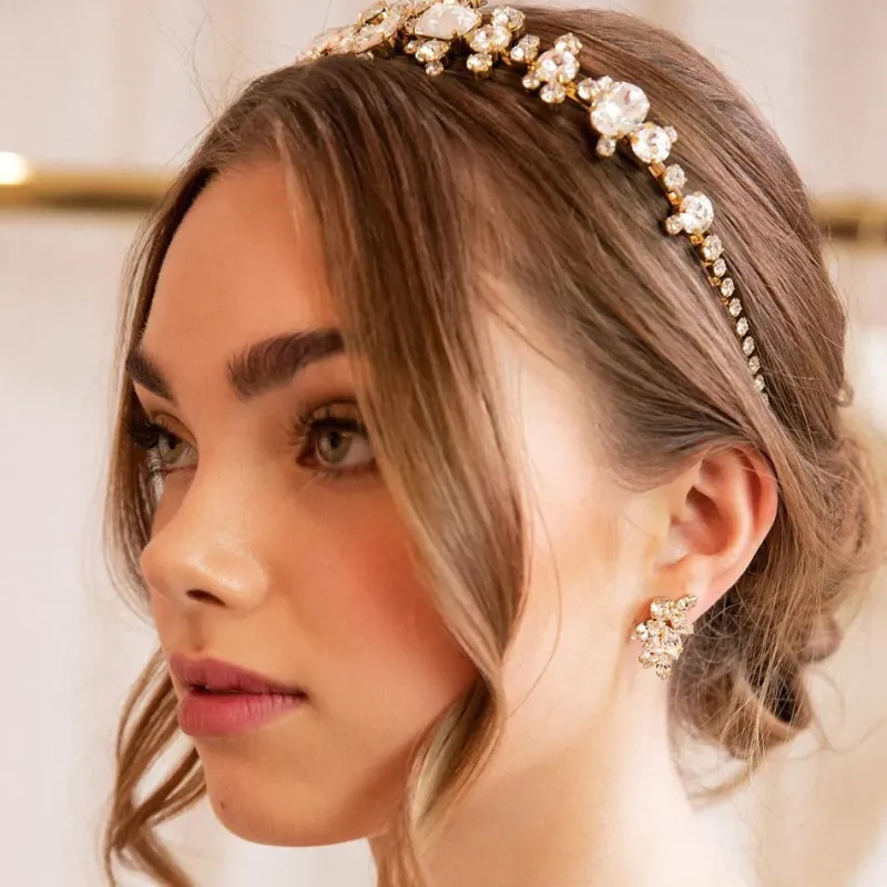 When I Look At You Tiara / Crystal (Guld)>Caroline Svedbom New