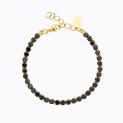 Caroline Svedbom Zara Armband / Jet (Guld)>Caroline Svedbom Armband Outlet