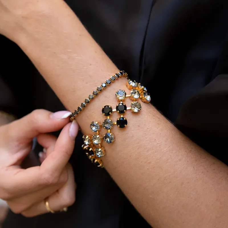Caroline Svedbom Zara Armband / Jet (Guld)>Caroline Svedbom Armband Outlet