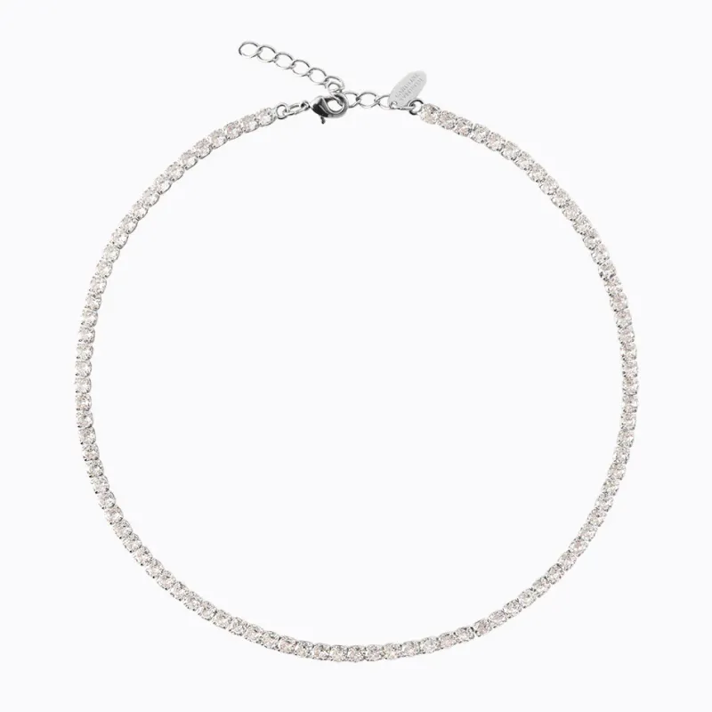 Zara Halsband / Crystal (Rhodium)>Caroline Svedbom Outlet