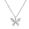 Celine Estelle Fjäril Silverhalsband med CZ 42+5 cm>KAMPANJ Hot