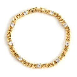 Guldarmband med 18K förgyllning – 18 cm>Celine Estelle New