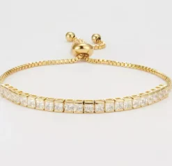 Celine Estelle Guldarmband med 18K och CZ>KAMPANJ Sale