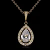 Guldhalsband med CZ 40+8 cm>Celine Estelle Sale