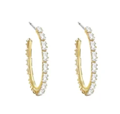 Guldörhängen med 18K förgyllning och cubic zirconia>Celine Estelle New
